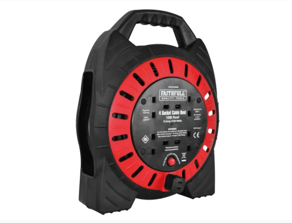 Semi Enclosed Cable Reel 240V 10m 13A 4G
