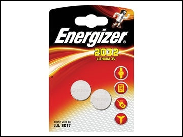 ENERGIZER CR2032 Coin Lithium Battery Pack of 2