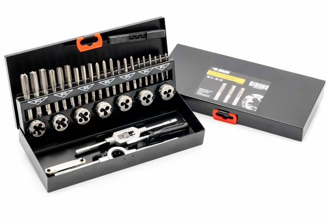 M 3 - 12 BAER SET HSS: Hand Taps | Cutting Dies | Tools