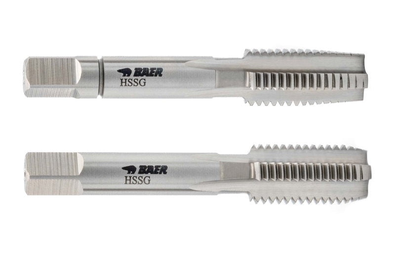 M14 X 1.0 BAER HSSG Hand Tap Set (2pcs.) MF
