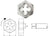 1" x 8 UNC HEX DIE NUT - 262313803 (P92)