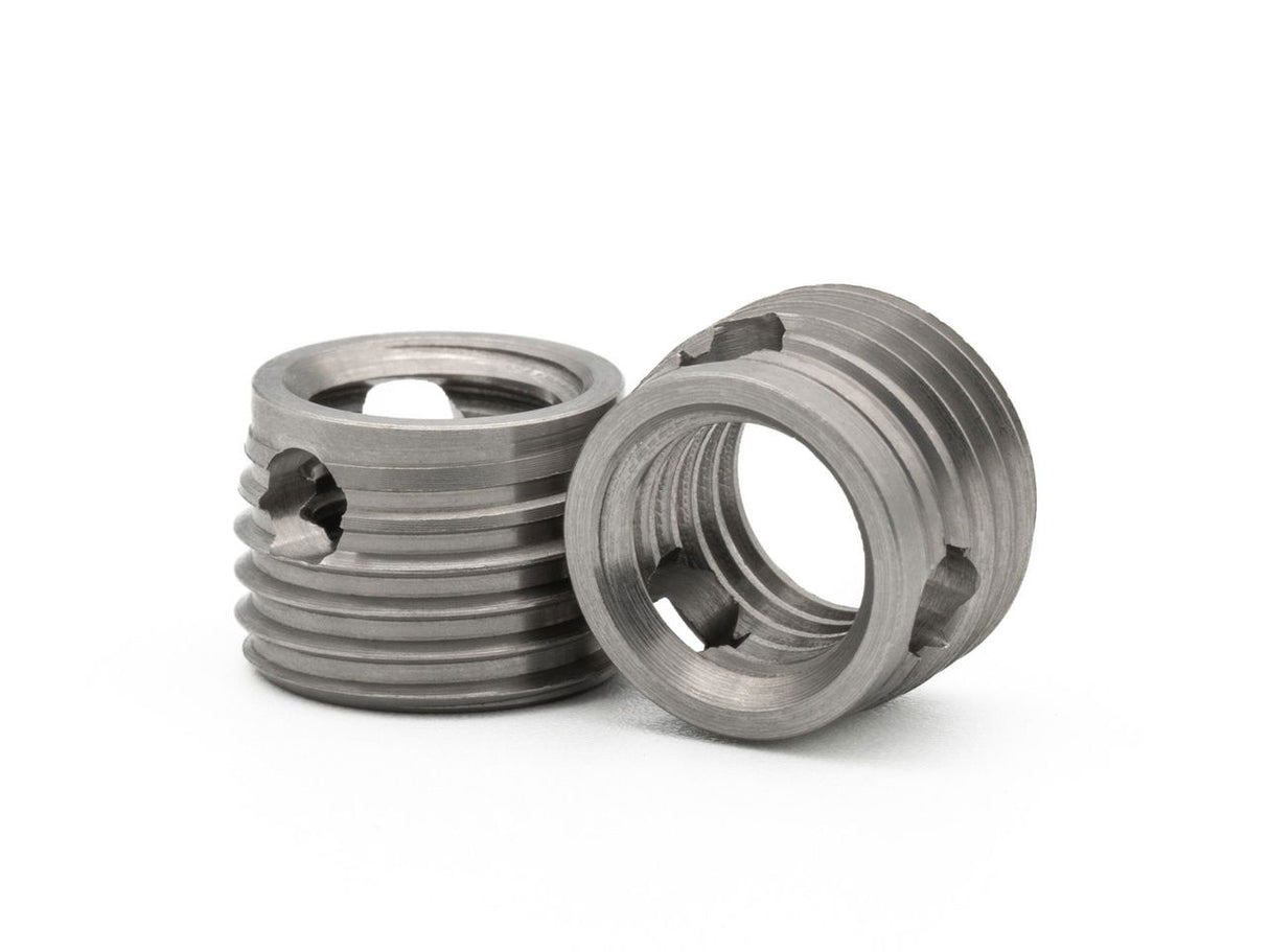 M5 x 0.8 - 7 mm - 10 pcs BaerFix Thread Inserts with cutting holes